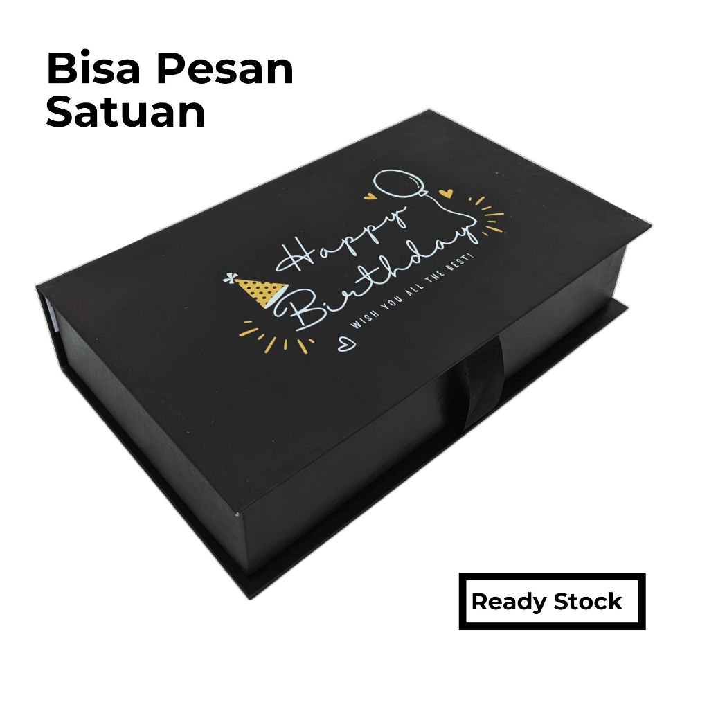 Hardbox Satuan Tipe 4 / Gift Box / Box Hampers / Kotak Kado Exclusive / Box Buka Pita / Giftbox Teba
