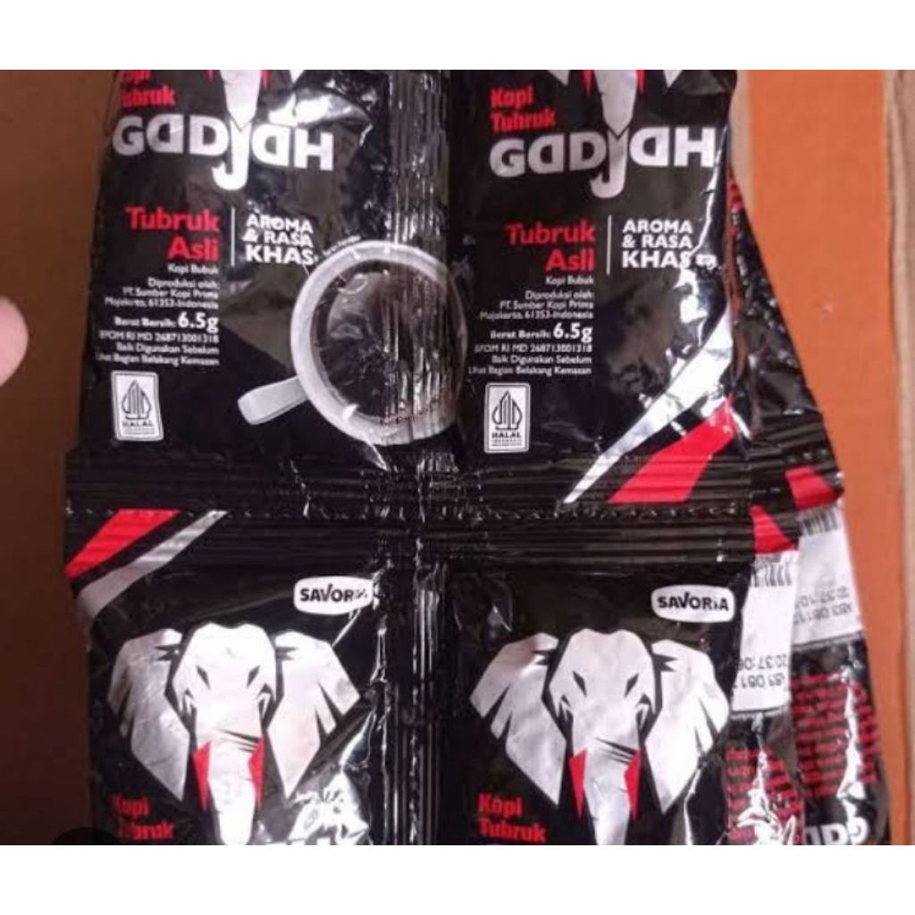 KOPI TUBRUK GAJAH HITAM 6GR PER DUS