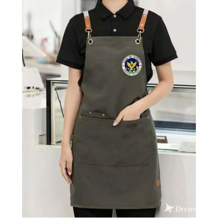 apron custom bordir logo