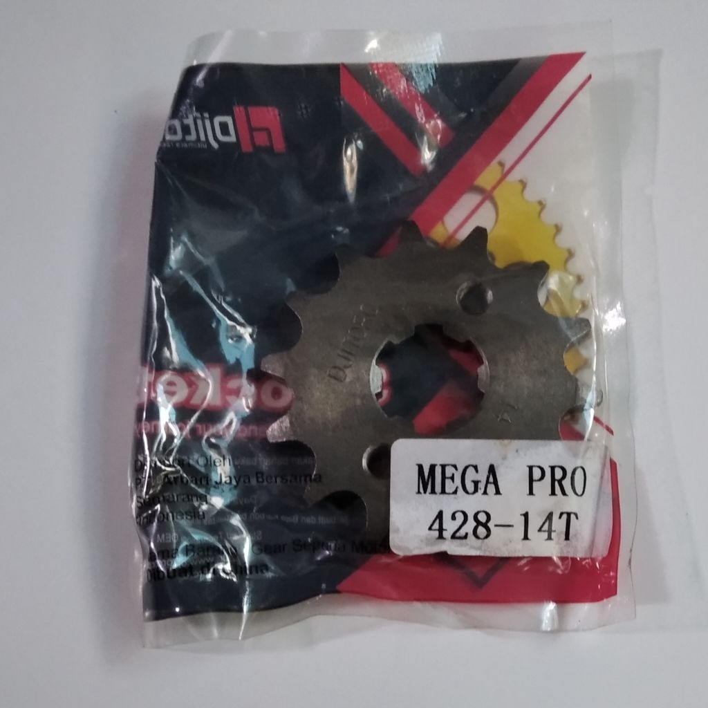 Gir Depan Djitoro Honda NSR CBR 150 Old Karbu CS1 Nova Sonic Dash LS 125 428 14T 15T