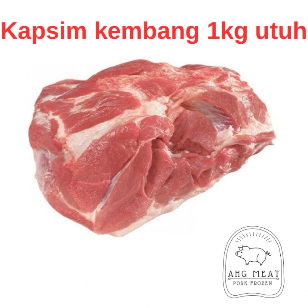 Daging Babi Kapsim 1kg - Empuk, Serat, Lemak, Cocok untuk Goreng