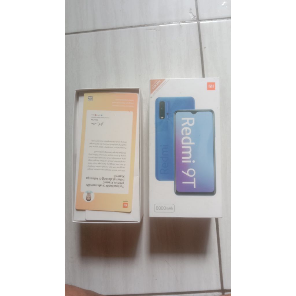 Dus box kardus hp Redmi 9T ori
