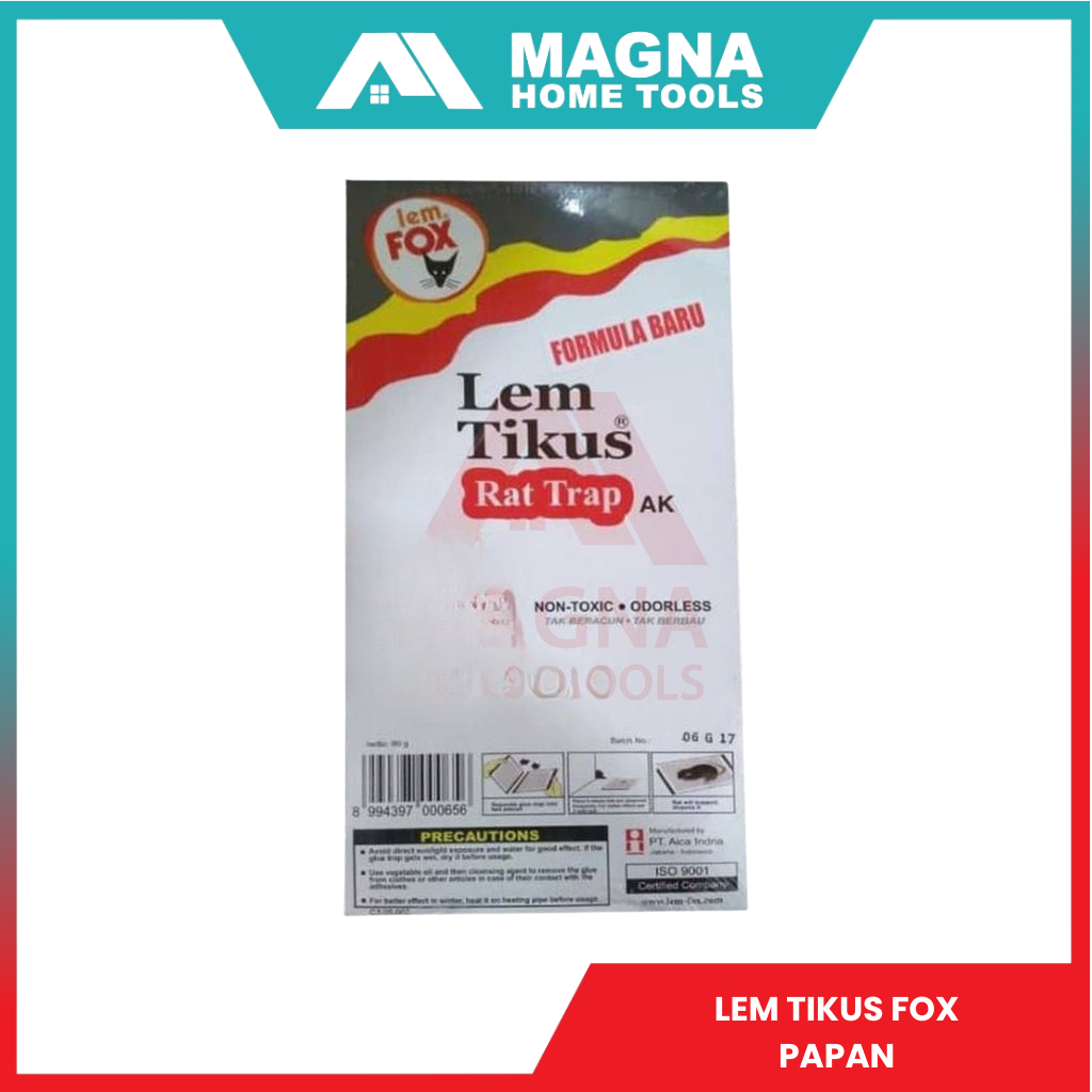 LEM TIKUS MODEL PAPAN / RAT TRAP FOX / JEBAKAN TIKUS MURAH PRAKTIS
