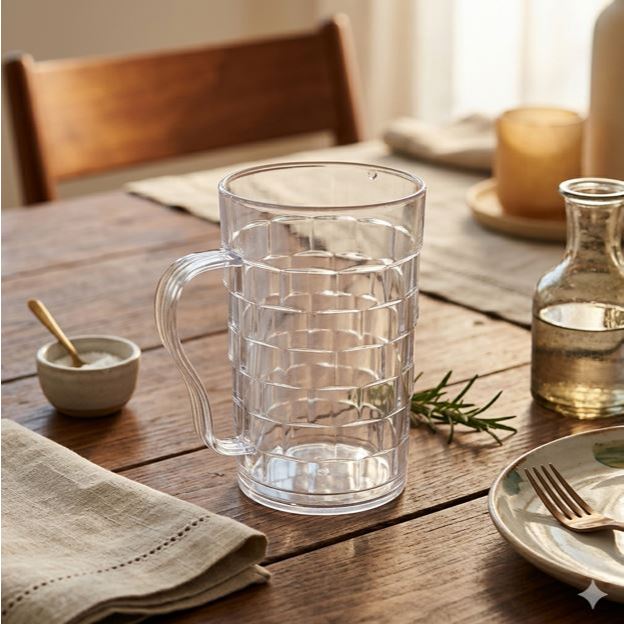Gelas Plastik Bening / Gelas Akrilik / Mug Plastik / Mug Bambu Victory