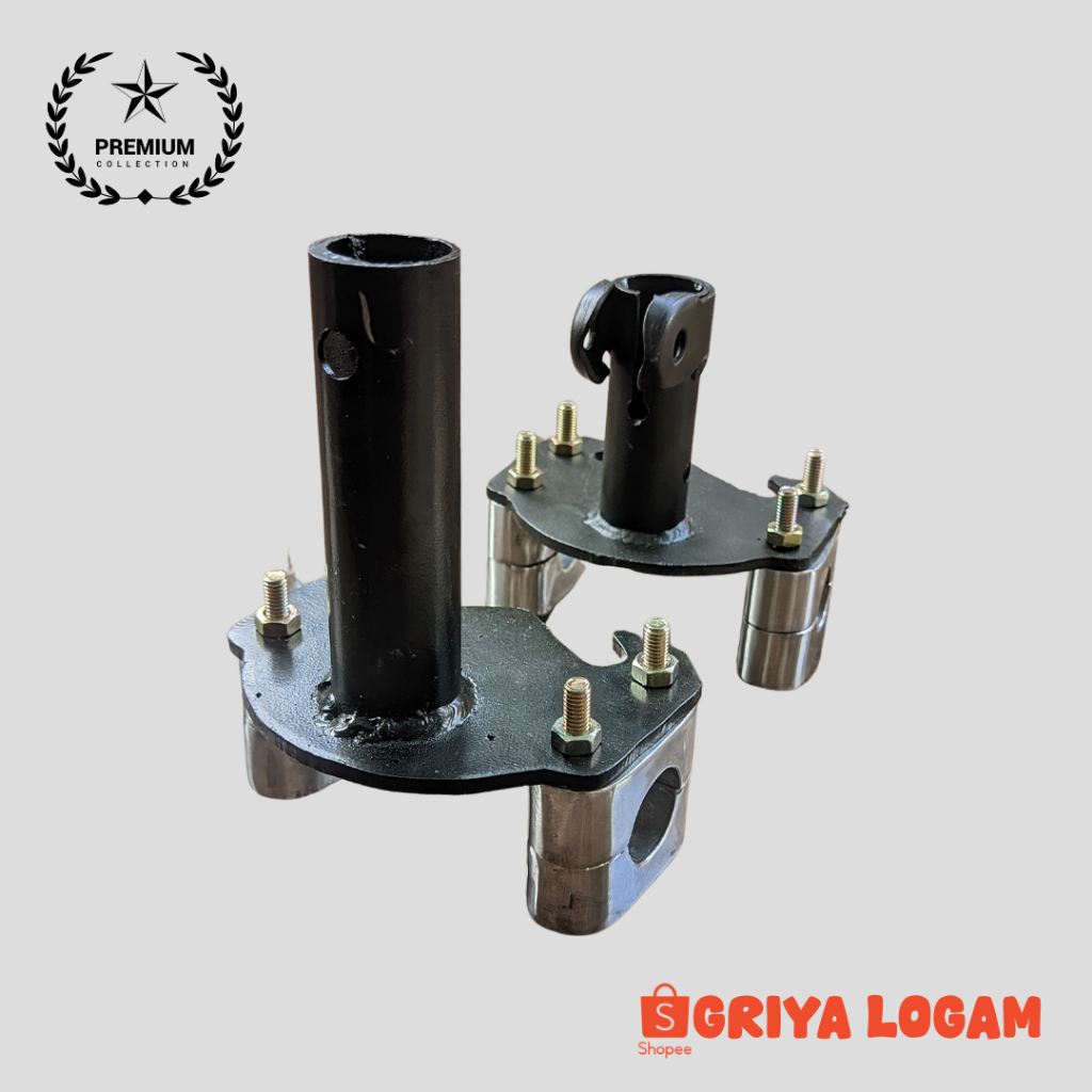 Dudukan Stang Matic Variasi Honda Yamaha Tebal 5mm Adaptor Stang Trondol Beat Street Scoopy Mio Soul