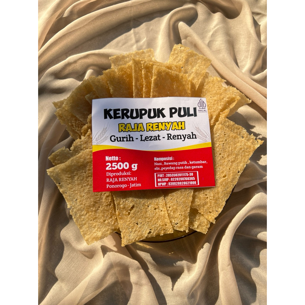 kerupuk puli 2500g Raja Renyah - Ponorogo jatim