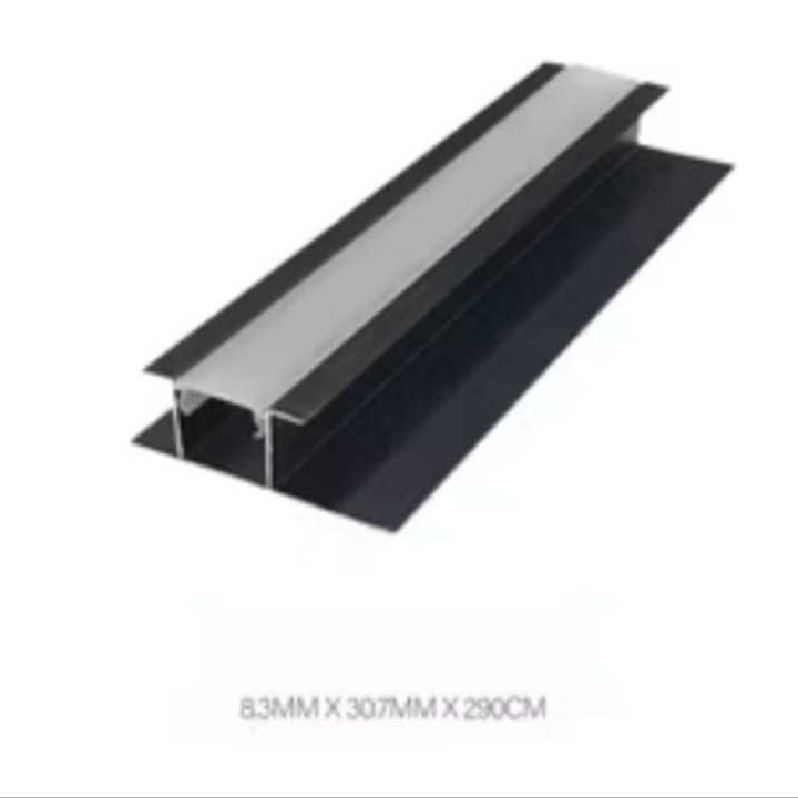 Lis Lampu LED Siku Aluminium-Housing Lampu LED Tanam Plafon dan Dinding-Lis Lampu Dekorasi Plafon PV