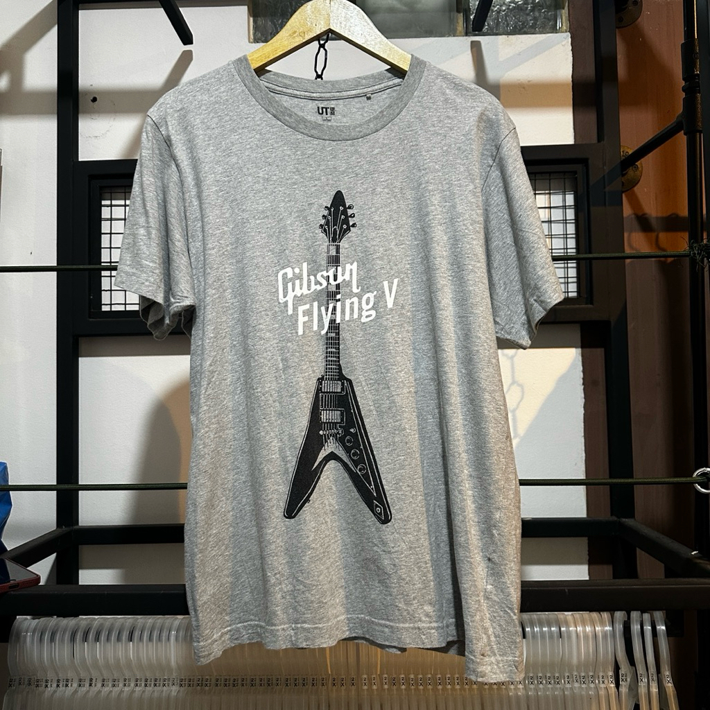 kaos second branded ut gibson grey size L