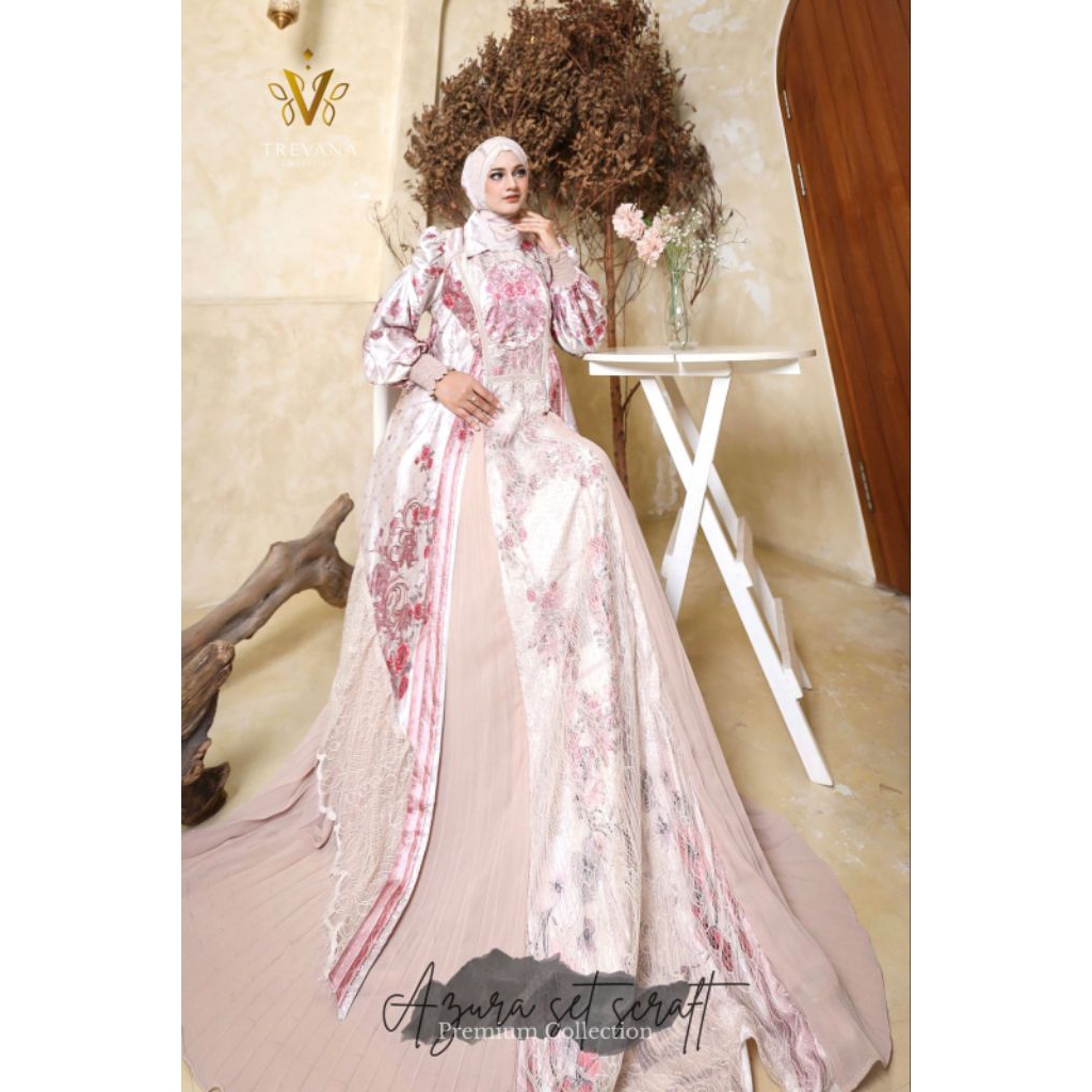(COD) New Gamis Syari Azura Series by Trevana