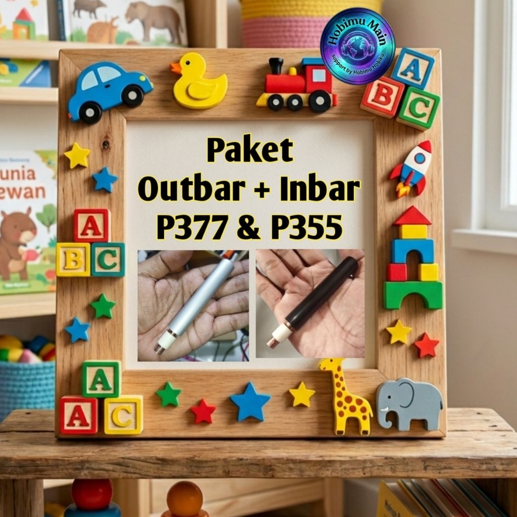 Paket Outbar & Inbar P377 & P355 mainan DIY