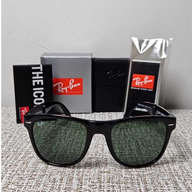 Kacamata Rayban Wayfarer Folding RB4105 601 54 Black Glossy Original