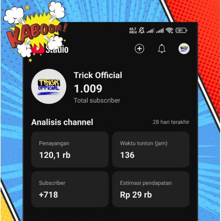 CHANNEL YOUTUBE FRESH MONETISASI - DOLLAR HIJAU SEMUA SIAP CARI PENGHASILAN BELUM PIN