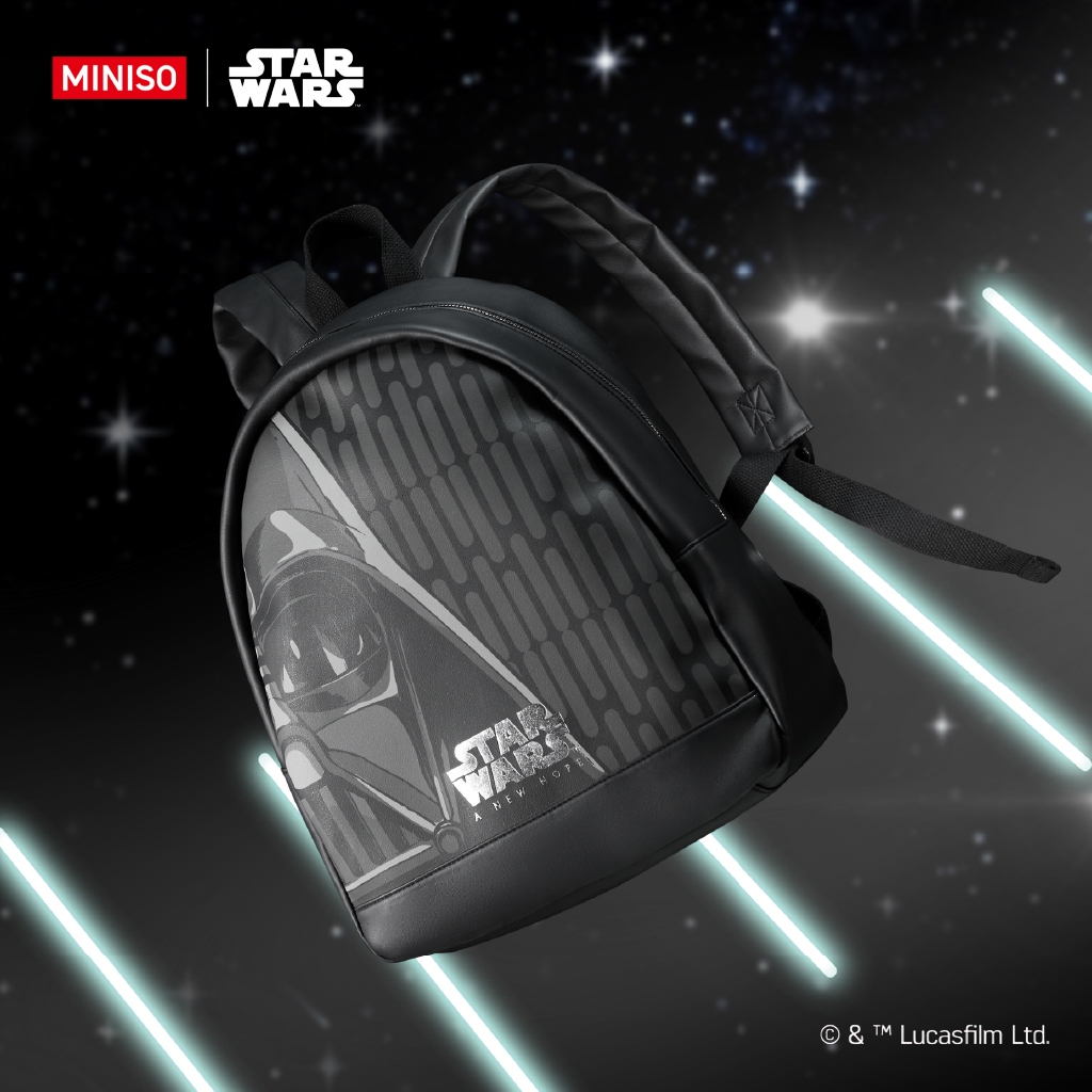 MINISO X Star Wars Collection Backpack Tas Sekolah Kerja Multifungsi