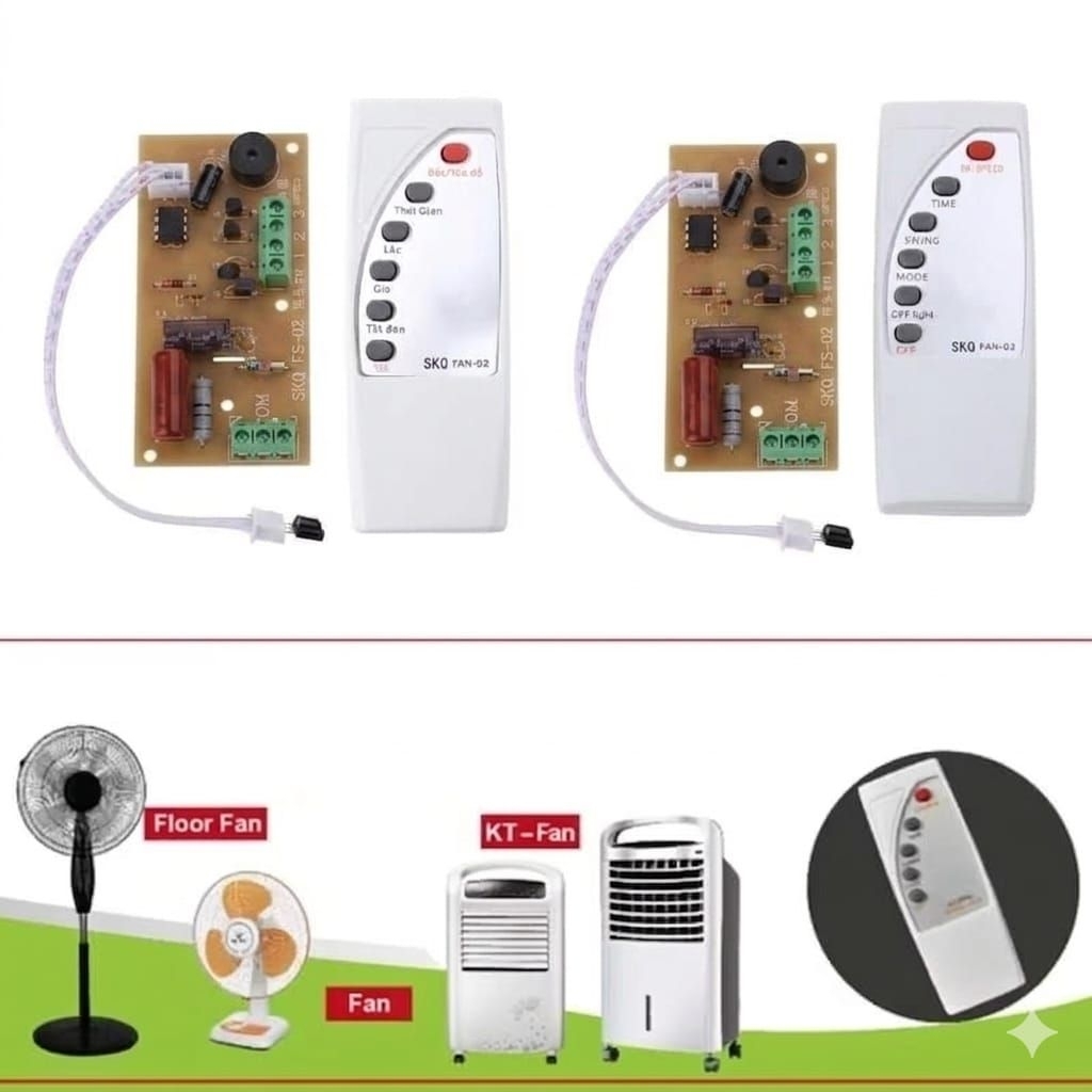 Modul PCB Kipas Angin Remot Universal