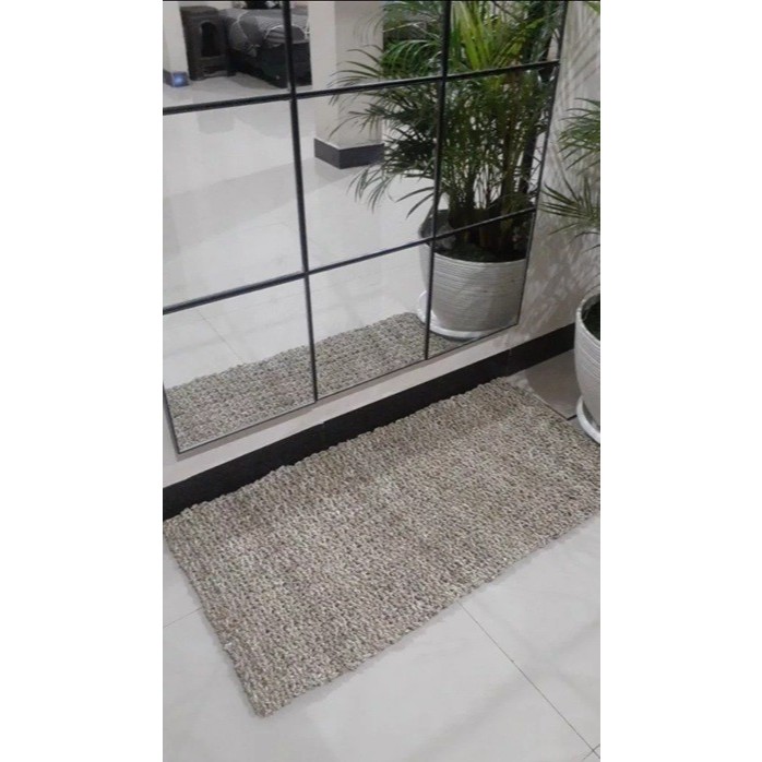 karpet keset alas lantai anyaman mendong kotak piknik ruang tamu teras ruang santai Rug mat seagrass