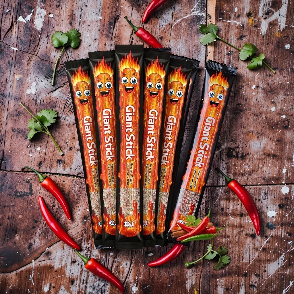 Latiao Jumbo Stick C&J Rasa Pedas Manis 20 Pcs