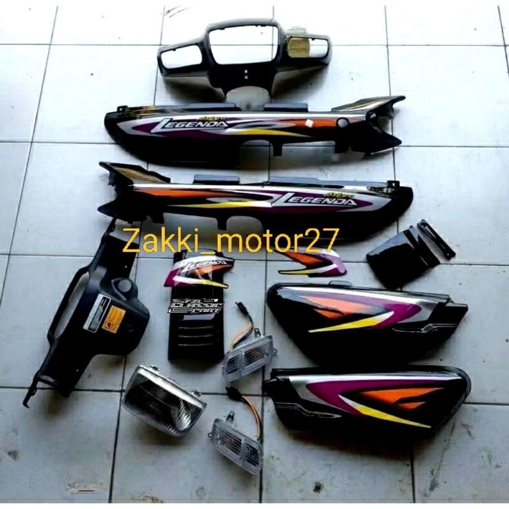 Cover Body Honda Legenda 1 Legenda 2 FullSet Plus Striping