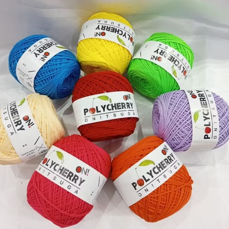 Benang Rajut Polycherry/Benang Rajut Bahan Polyester/Benang Rajut Polycherry/Benang Untuk Merajut