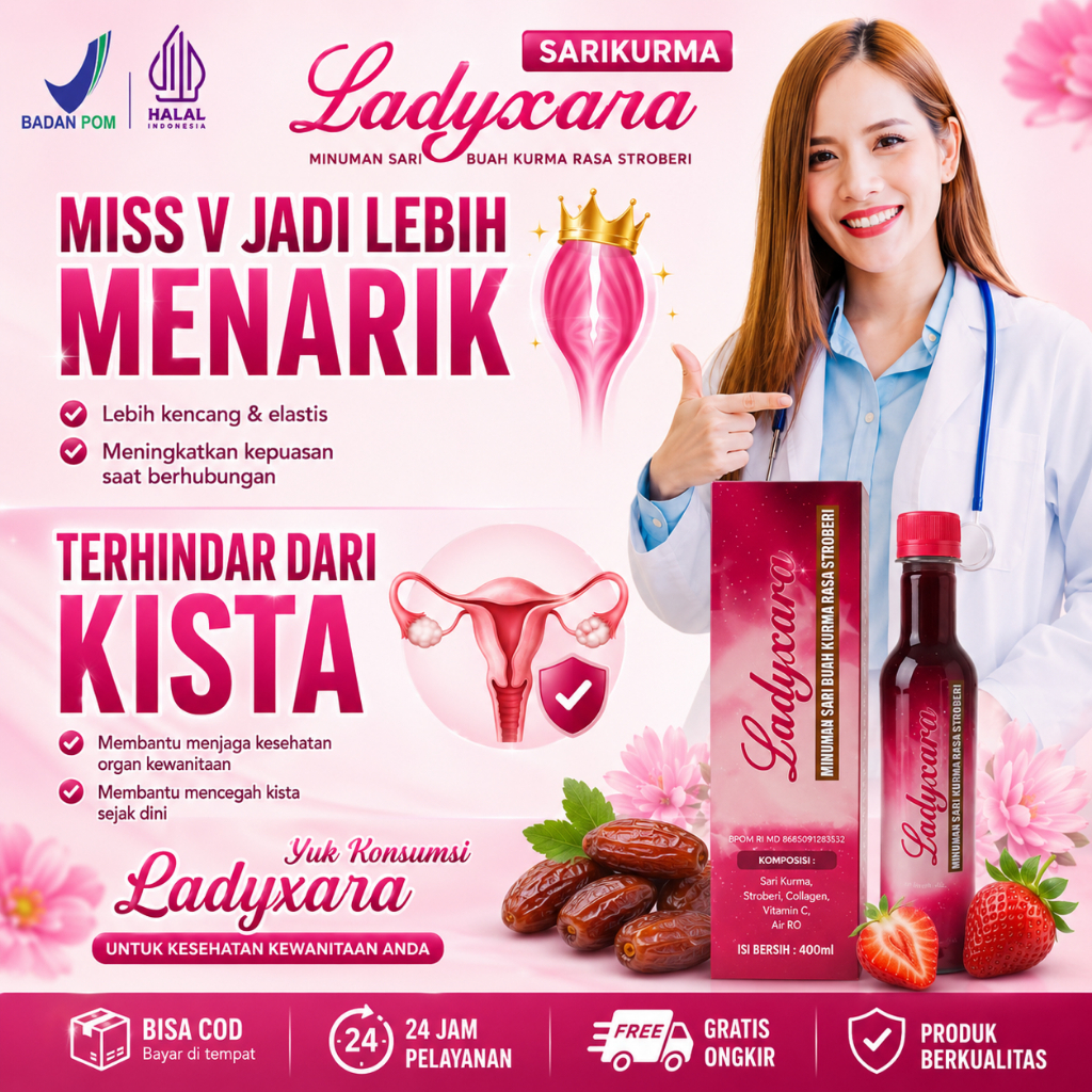 Hindari Kista Dengan Ladyxara Sarikurma 400ML