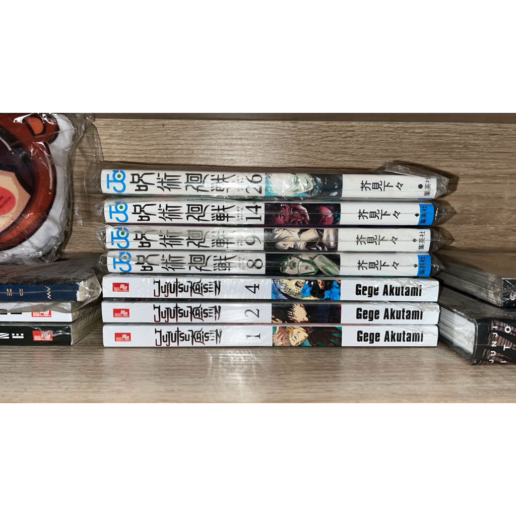 WTS preloved manga,jjk, demon slayer,dragon ball super, mob psycho (IND)