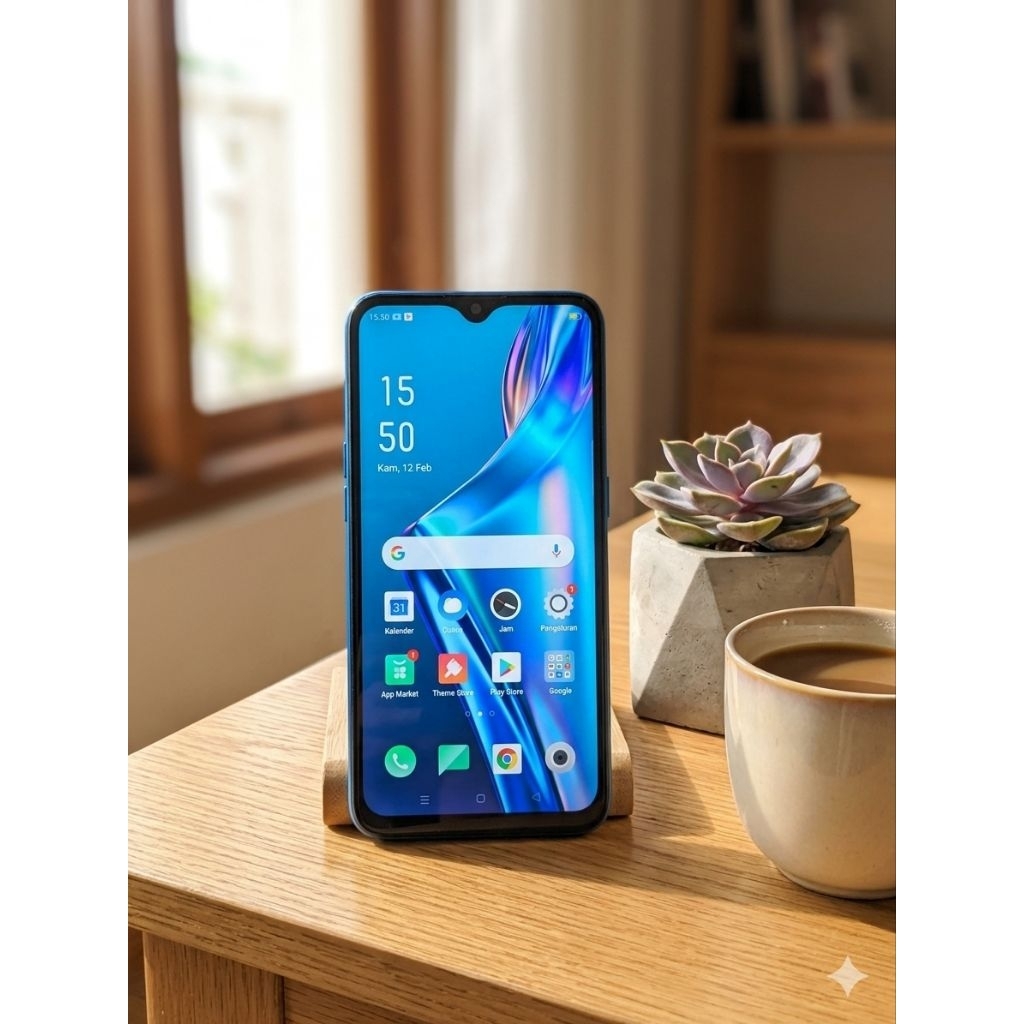 OPPO A12 RAM 3/32 HP SECOND NORMAL ORI BERKUALITAS SIAP DI PAKAI