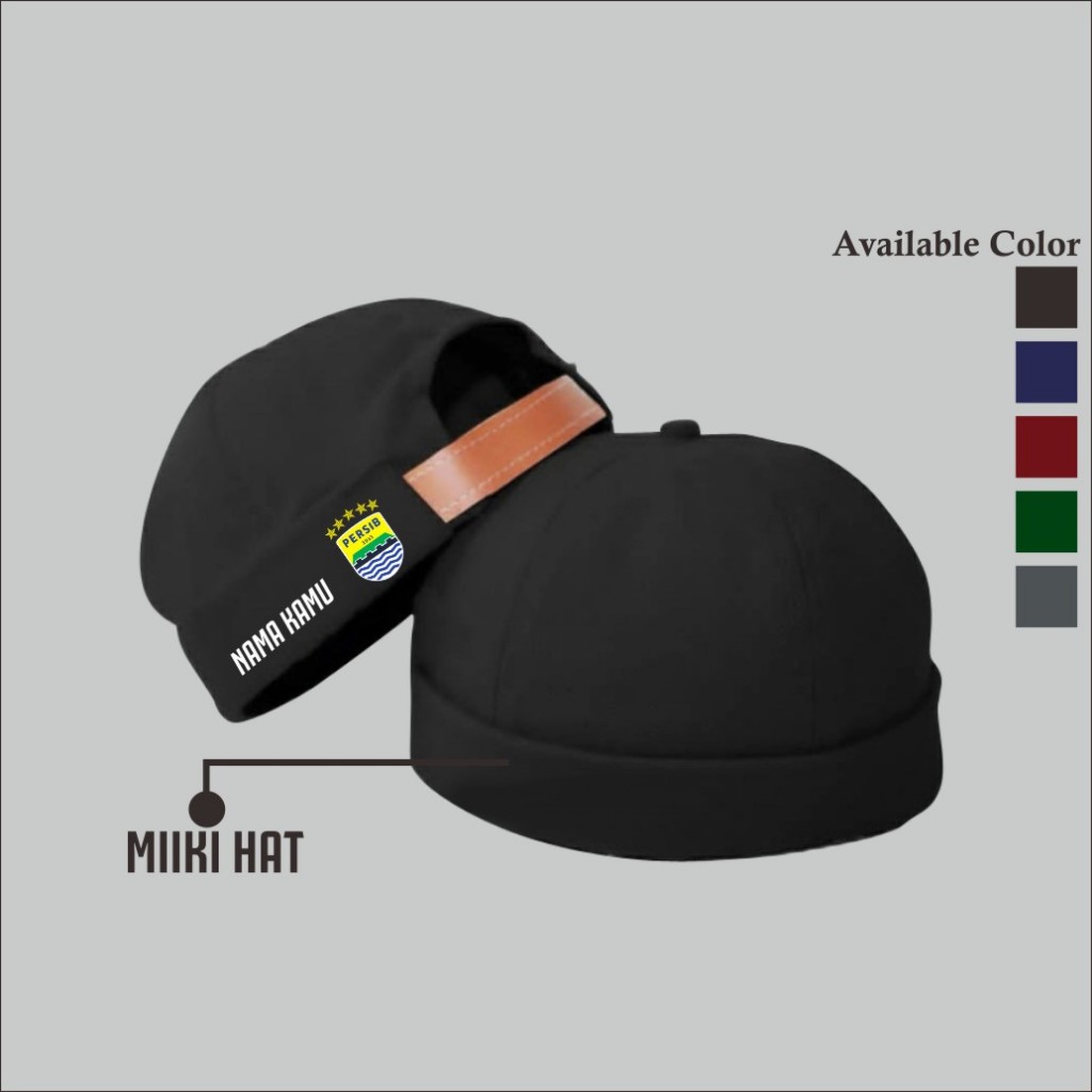 TOPI MIKI PERSIB BANDUNG BINTANG 5 GRATIS NAMA - TOPI BOBOTOH PERSIB - TOPI VIKING PERSIB