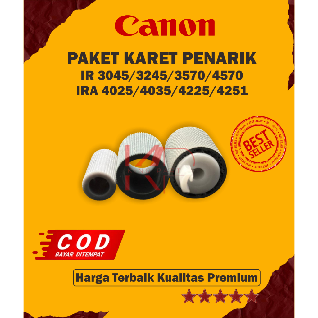 PAKET KARET PENARIK KERTAS IRA4051 4251 4551 IR 3245 3570 4570 1SET With Hub