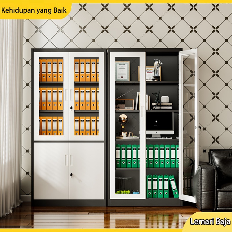 Lemari Arsip Kantor Besi 2 Pintu Lemari Kabinet Sekolah Lemari Besi Arsip Kabinet Full Plat Besi
