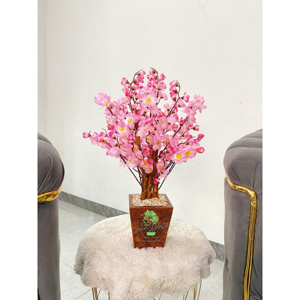 Pohon sakura  Artificial / pohon hias sakura / hiasan meja / Pohon imlek / meihua sakura / Bunga sak