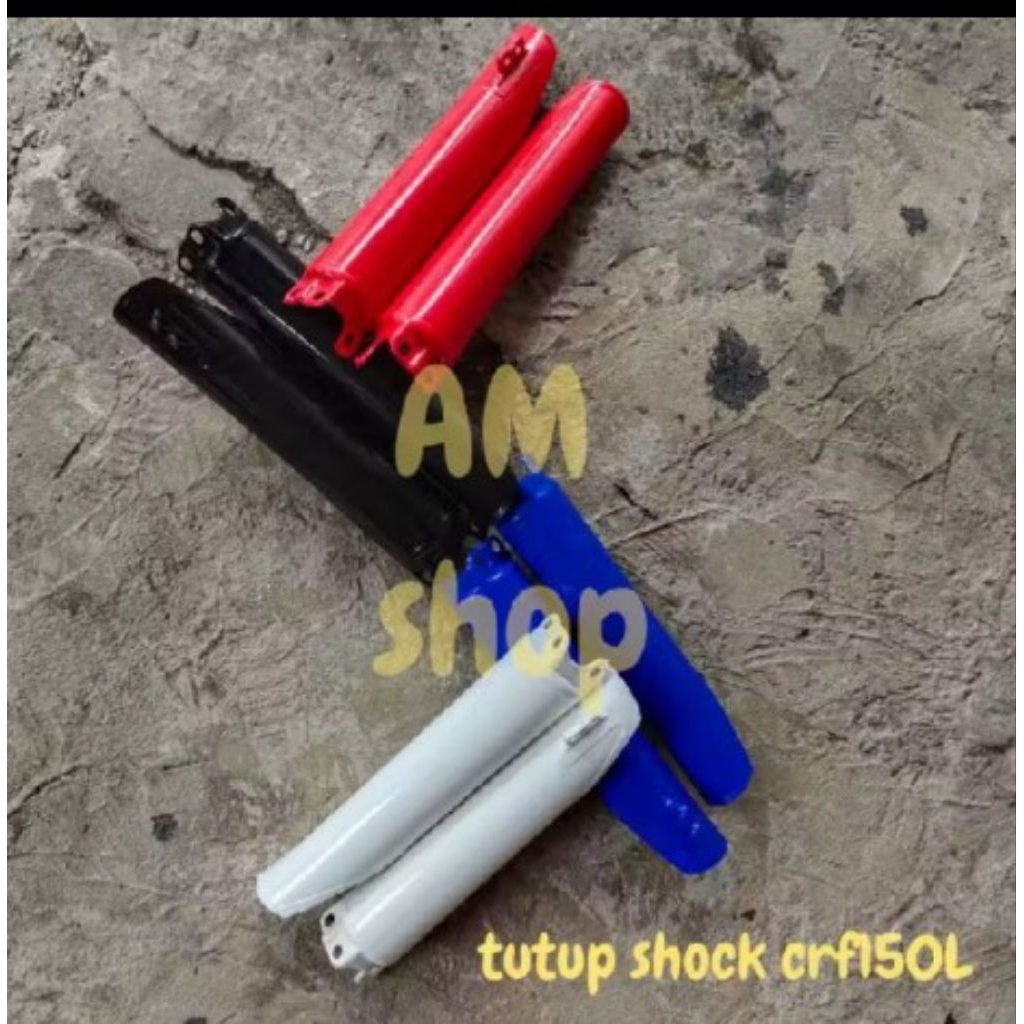 TUTUP SHOCK DEPAN CRF 150 L COVER SHOCK DEPAN CRF 150L PELINDUNH SHOCK CRF 150 L TRAIL SUPERMOTO
