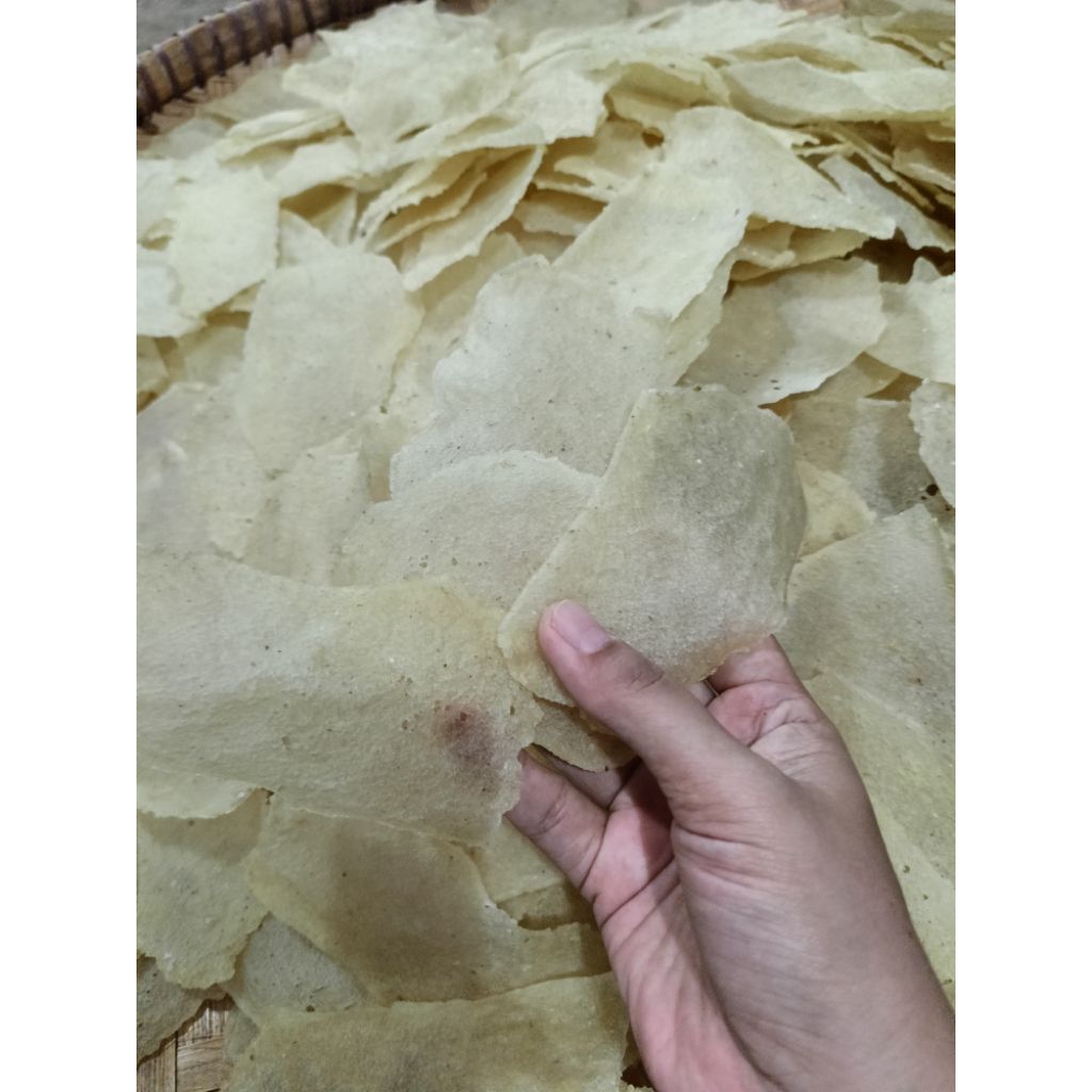 gendar nasi, puli, krupuk puli