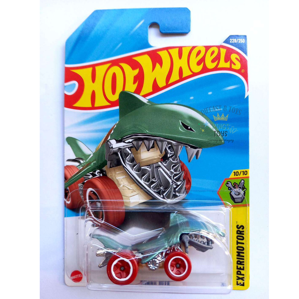 Hot Wheels Shark Bite Hijau Thunt Reguler