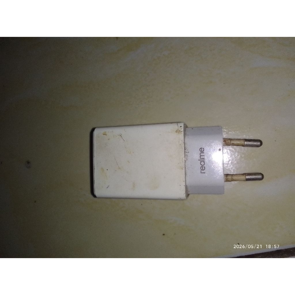 kepala charger realme original second