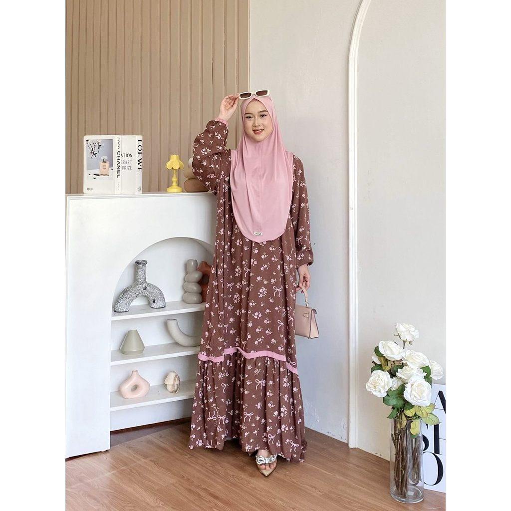 SELINA DRESS HIJAB | GAMIS SET HIJAB
