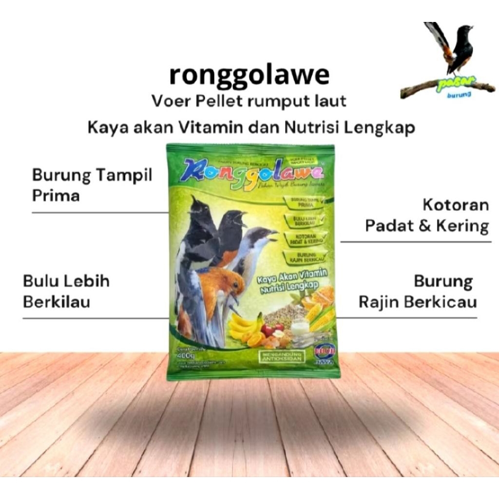 Pakan Burung Ronggolawe