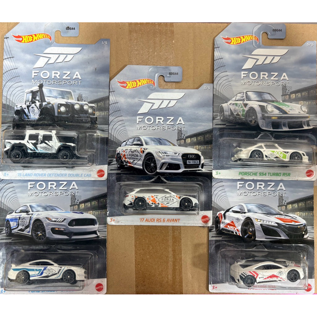Hot Wheels Forza Motorsport (2020) Set Lengkap - Porsche 934 Turbo RSR - 17 Acura NSX - 17 Audi RS 6