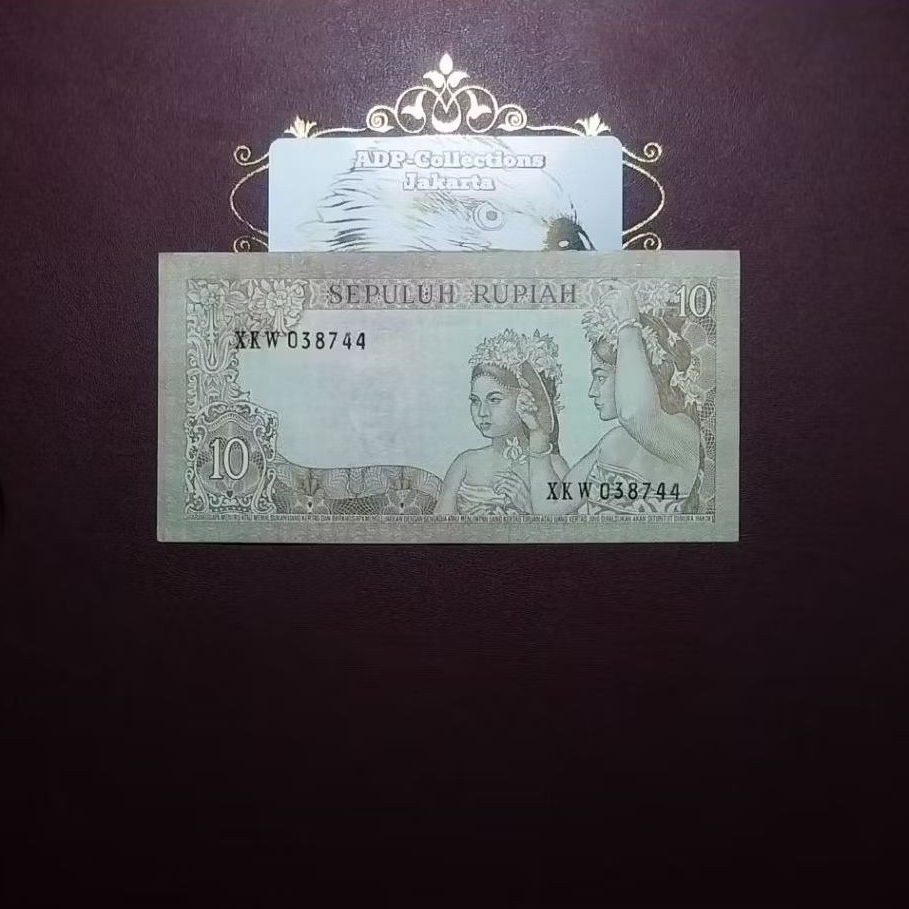 Uang Kuno 10 Sukarno Seri X