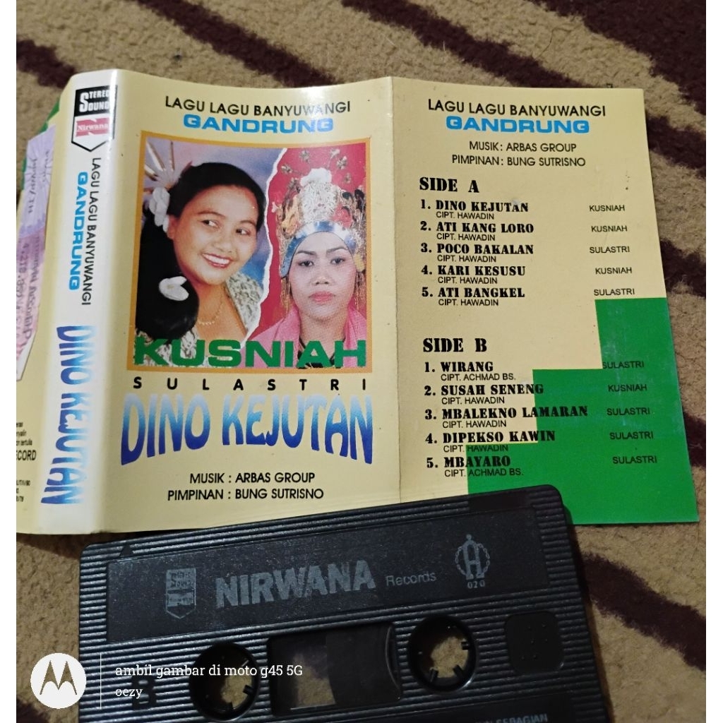 Kaset pita Kusniah - lagu2 Gandrung Banyuwangi