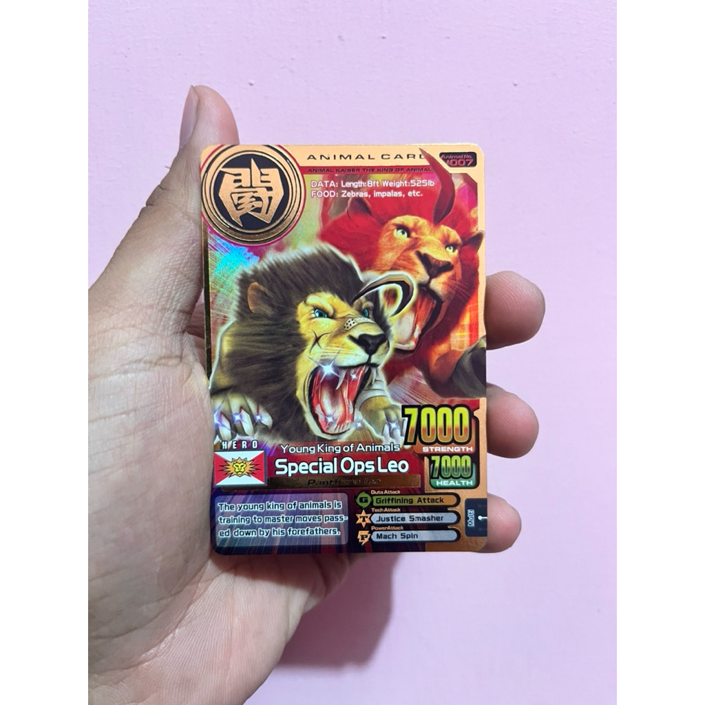 Animal Kaiser Plus Gold Rare Special Ops Leo [Ak+] Ver 3 Kondisi Mulus