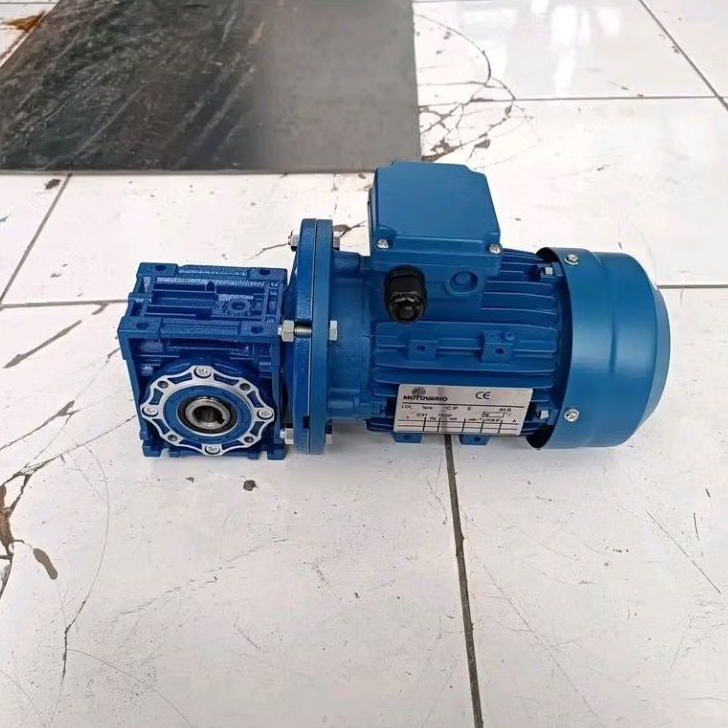 Gear box Worm Gear Bologna NMRV 050 Ratio 20 +Fa cw motor 0.5hp 3phase