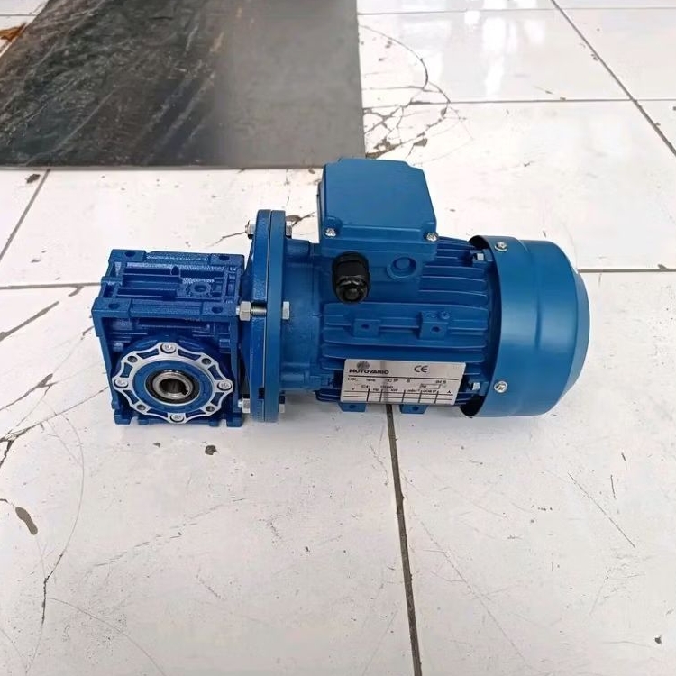 Gear box Worm Gear Bologna NMRV 050 Ratio 10 +Fa cw motor 0.5hp 3phase