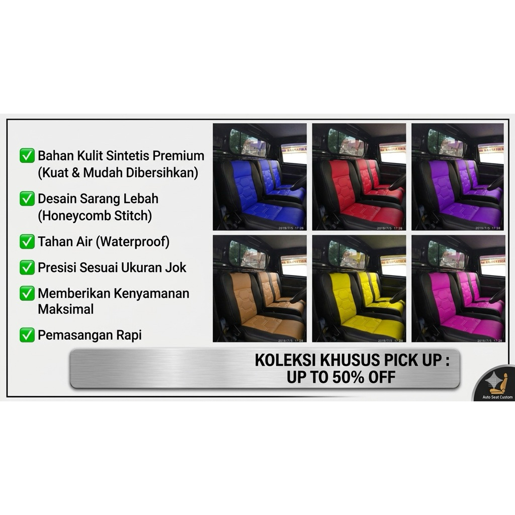 cover jok mobil premium quality suzuki new carry /carry baru ,coverjok movil suzuki new carry/ carry
