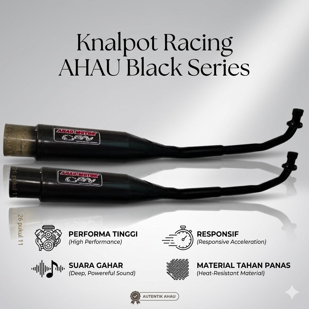 knalpot ahau racing motor Jupiter .Vega. Supra.revo . grend  legenda.