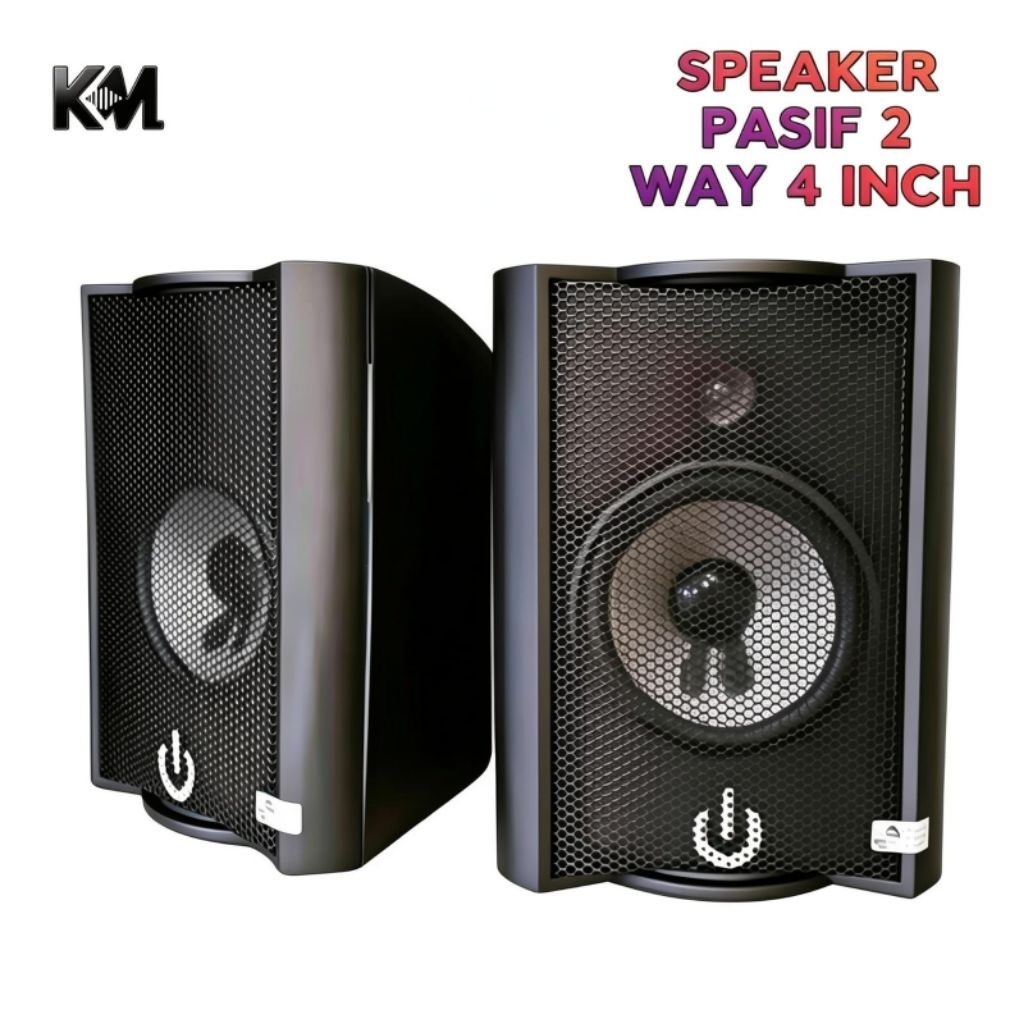 Speaker Pasif 4 Inch 2 Way Speker Ruangan Kantor Musolah Cafe- Crimson Speaker