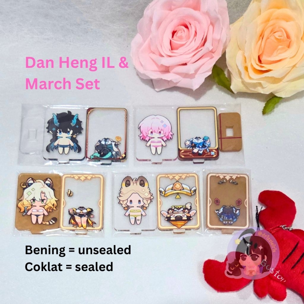Fanmerch by Soiheo HSR Honkai Star Rail Danheng IL March Gallagher Hyacine Castorice Sparkle Xilonen