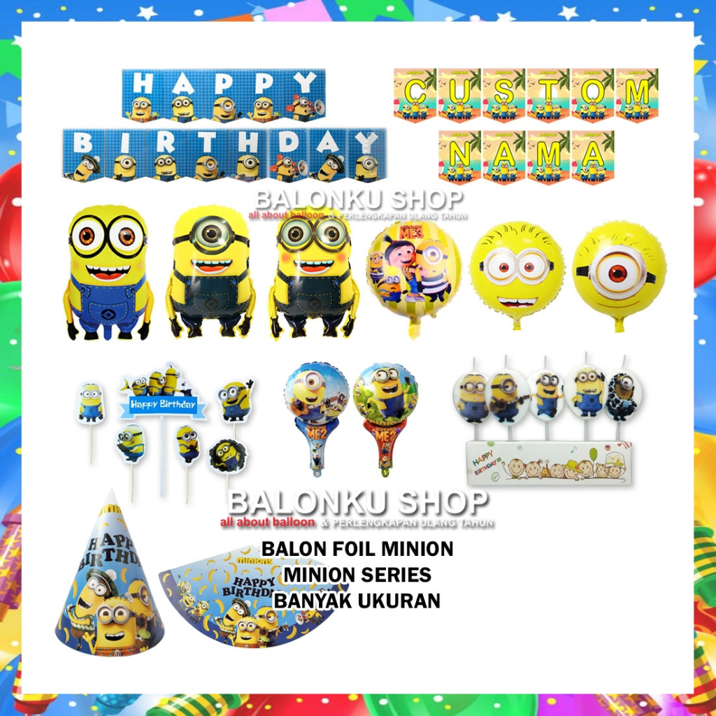 Balon Foil Minion / Balon Minion / Balon Despicable Me