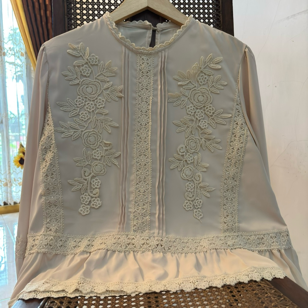 Blouse Renda / Blouse Bordir / Sifon Blouse