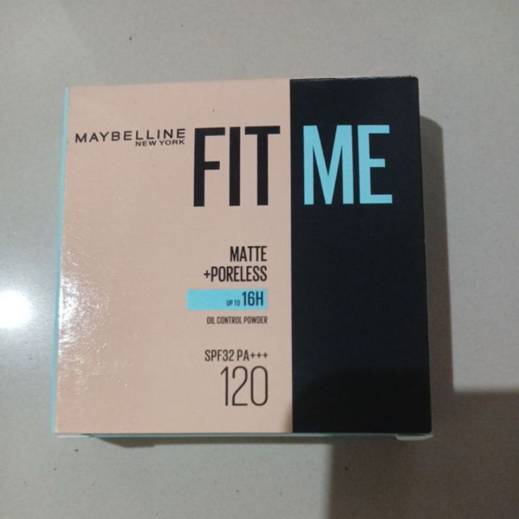 Bedak Maybelline Fit Me Matte Poreless Powder 120 Classic Ivory
