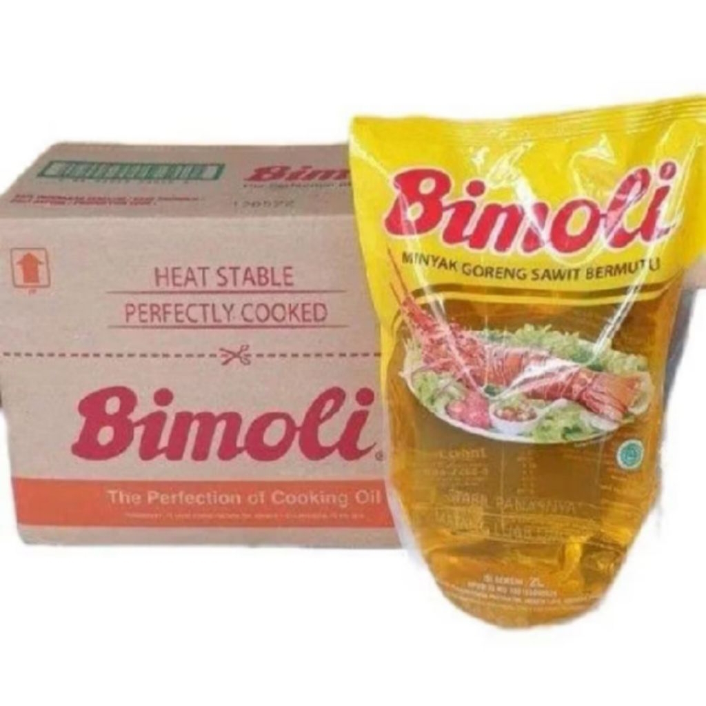 1 Dus Minyak Goreng Bimoli 2 Liter@6Pcs