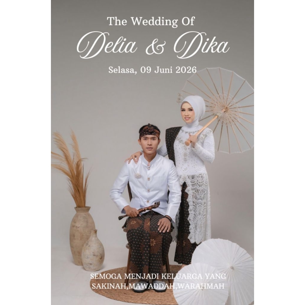 Banner Pernikahan Spanduk Wedding  Spanduk Custom Besar